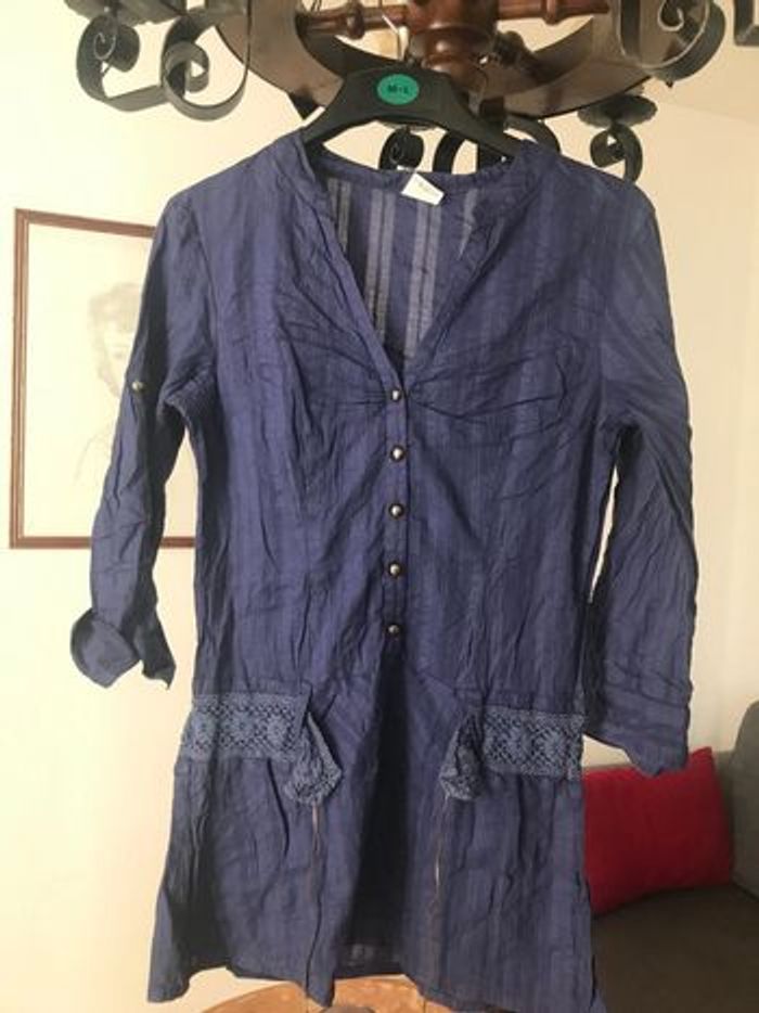 Blouse manche 3/4 femme - photo numéro 3
