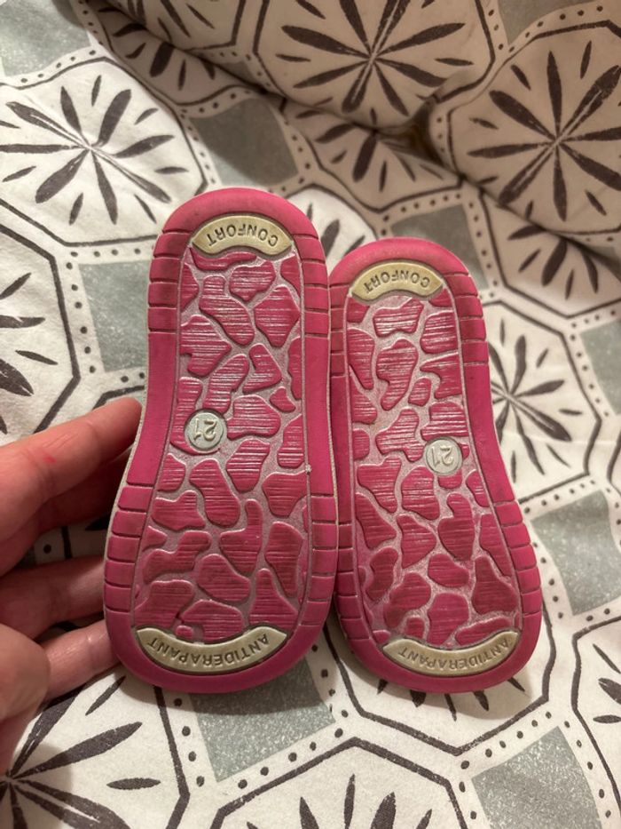 Chaussure - bopy - pointure 21 rose - photo numéro 3