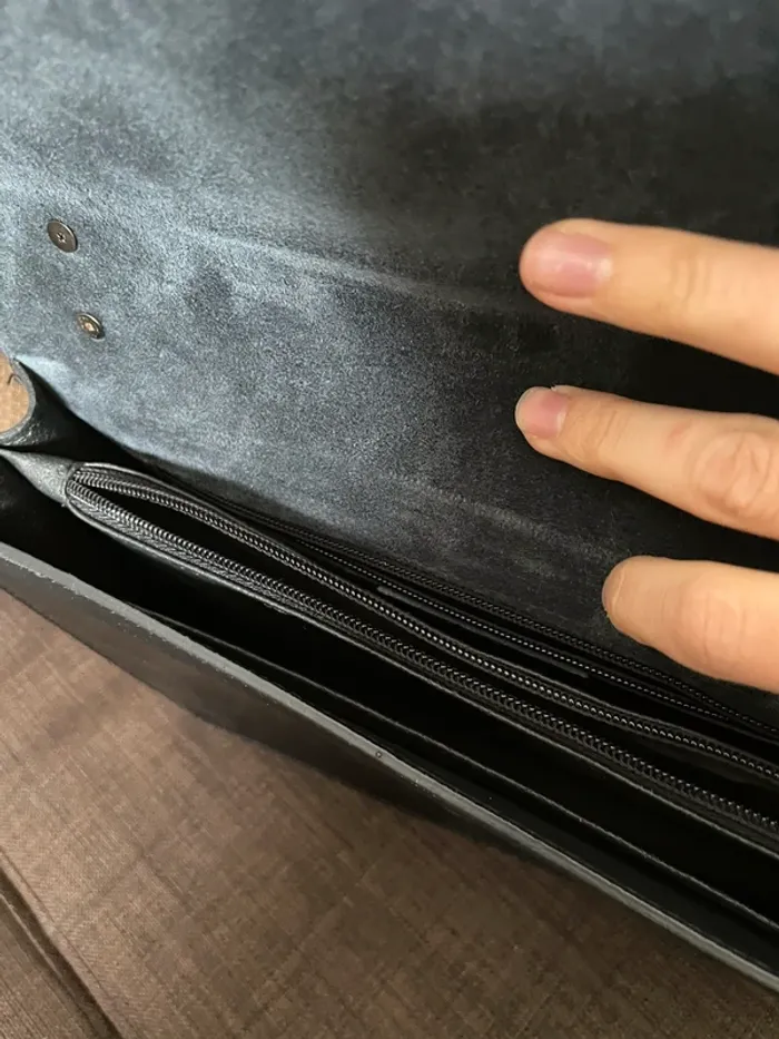 Sac en cuir noir - photo numéro 3