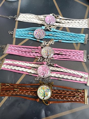 Lot de 5 bracelets