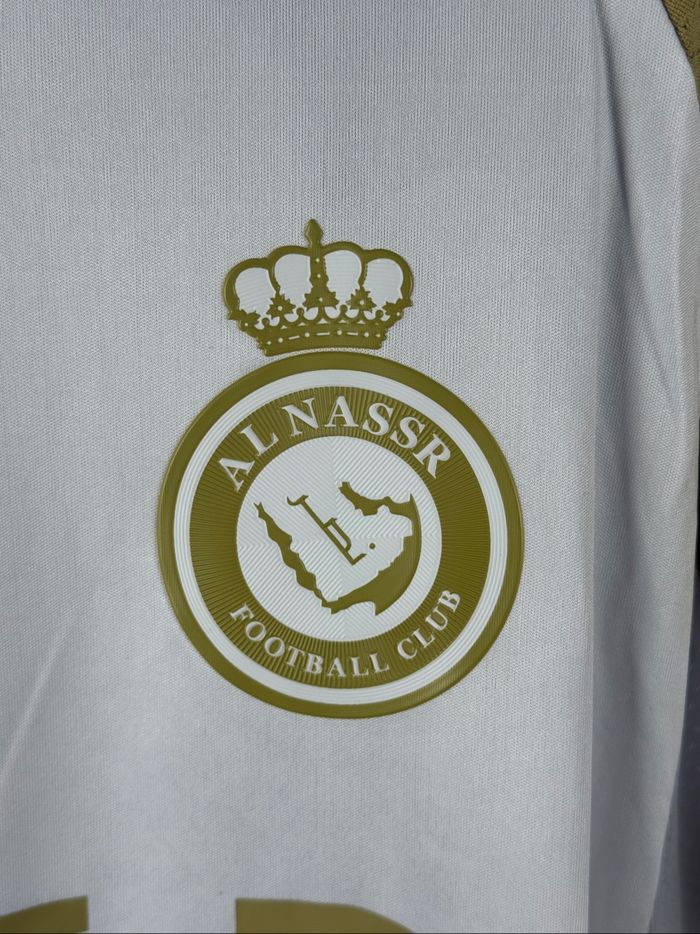 Maillot Al-Nassr Blanc & Or – Adidas – Taille M - photo numéro 3