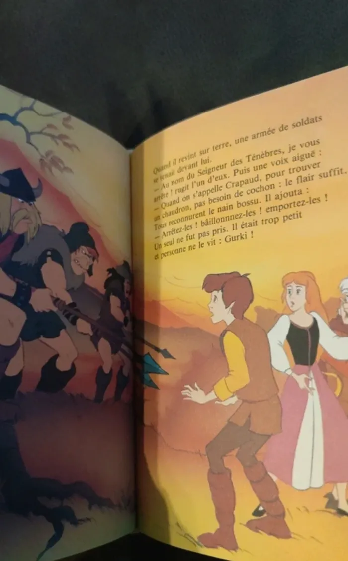 Livre vintage dressing Disney Taram et le chaudron magique - photo numéro 5