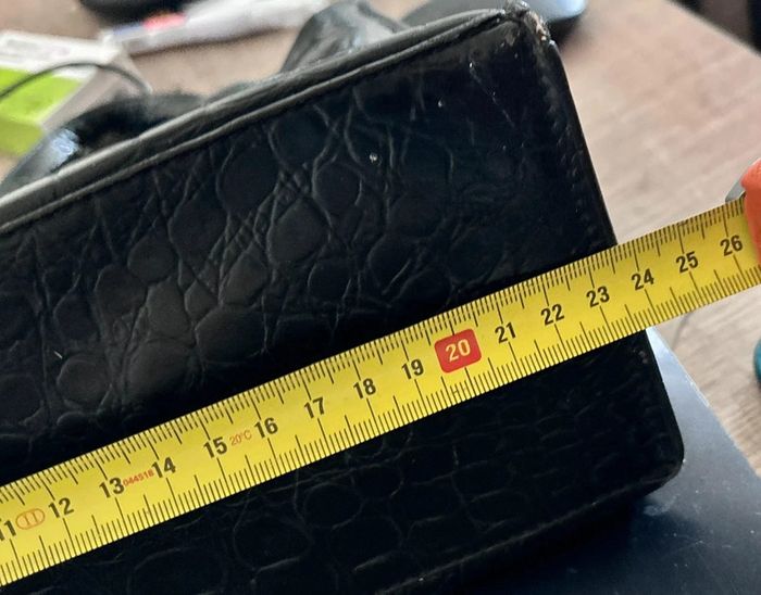 👜 petit sac à main aspect crocco noir - photo numéro 10
