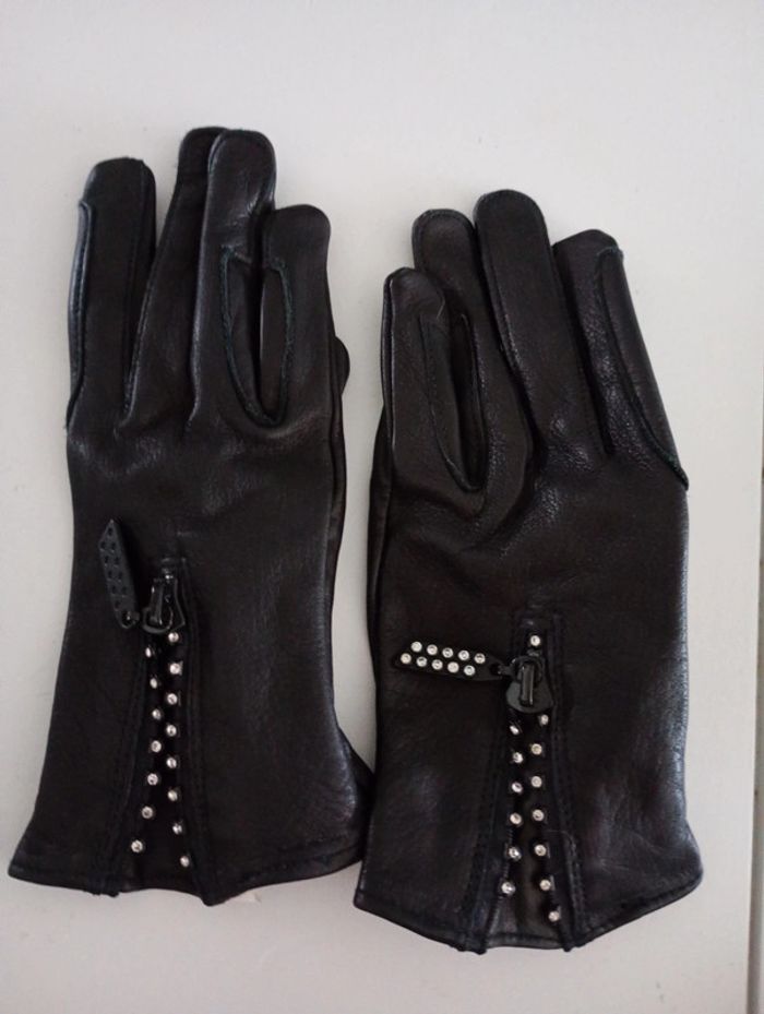 Gants cuir