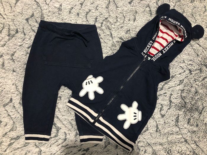 Ensemble 2 pièces Mickey de chez Orchestra 18 mois