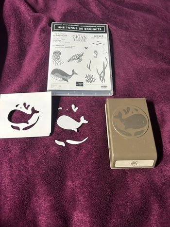 Lot de tampons et perforatrice Une tonne de souhaits Stampin’up!