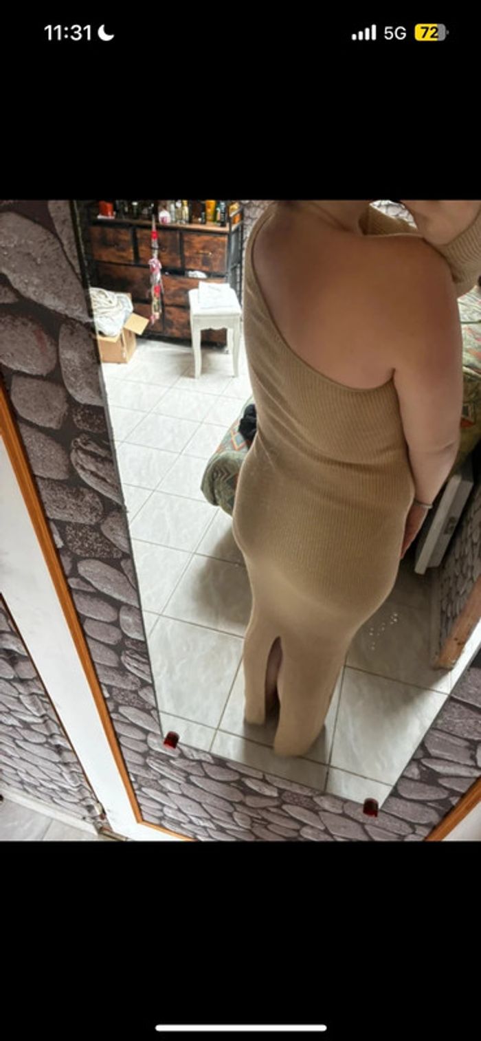 Robe marron beige - photo numéro 7