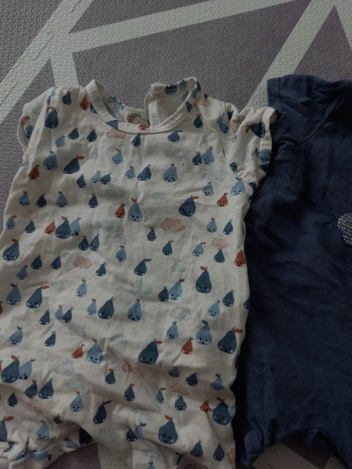 Lot de grenouillère vert baudet - photo numéro 3