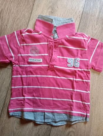 45. Polo effet superposé Obaibi 3ans 94cm