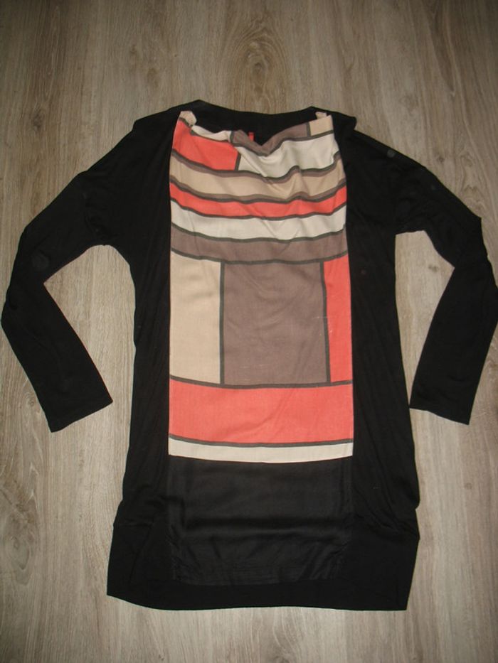 ROBE ML NOIRE ET MOTIFS "MISS CAPTAIN" - TAILLE 42 - n°03