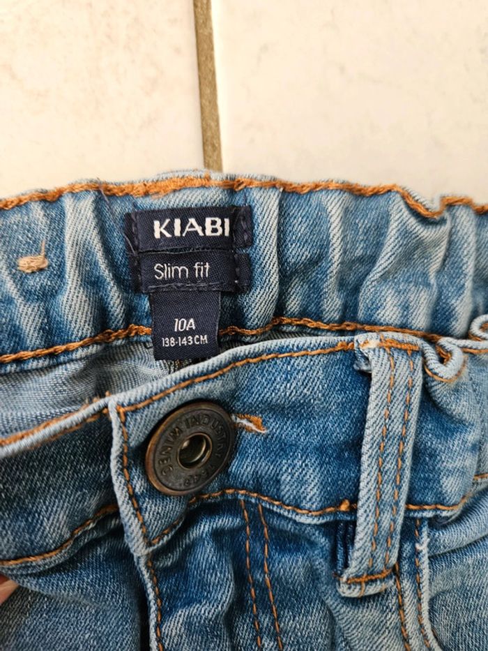 Jean slim fit garçon 10 ans kiabi CHEV - photo numéro 4