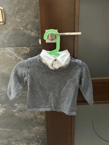 Pull col chemise