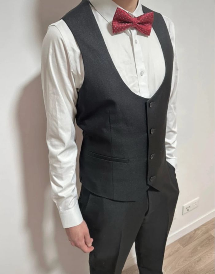 Costume smoking noir 3 pièces T46-48 - photo numéro 2