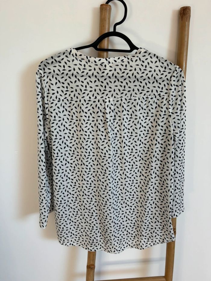 Blouse blanc/bleu - photo numéro 2