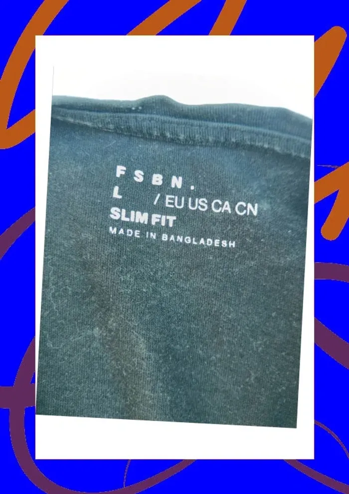 Tee shirt manches courtes L FSBN - photo numéro 2