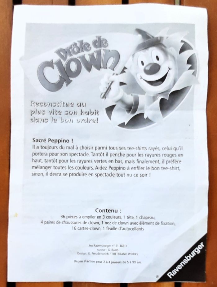 jeu de société drôle de clown ravensburger enfants - photo numéro 4