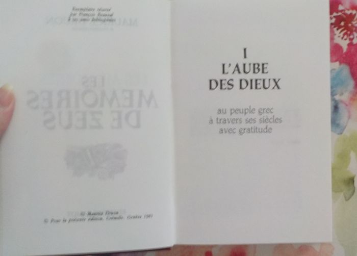 LES MEMOIRES DE ZEUS de Maurice DRUON Ed. Famot - photo numéro 7