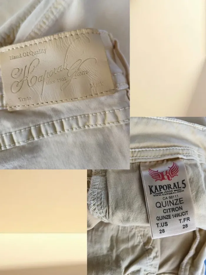 Jean Kaporal modéle quinze ,coupe slim ,taille basse , stretch - photo numéro 8