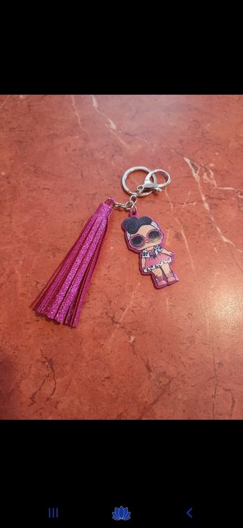 Porte clé poupée lol