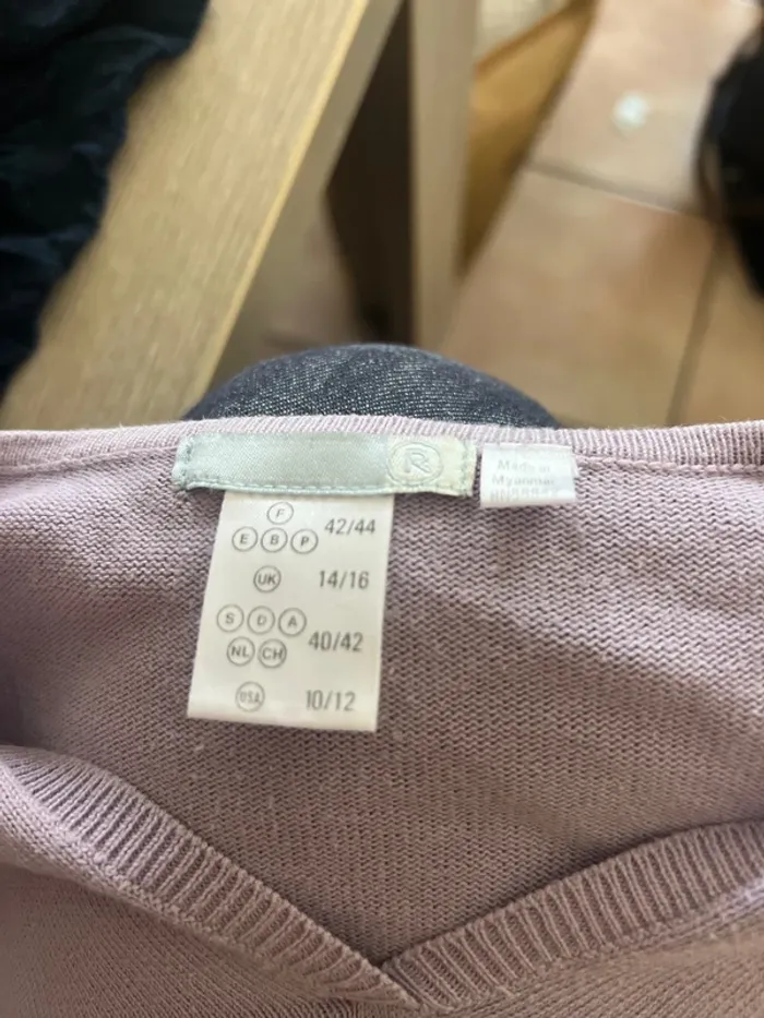 Superbe petit pull Lila vintage parisien 100% coton- la redoute - 42/44 - très bon état - photo numéro 2