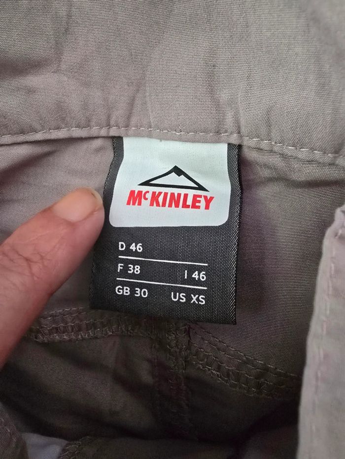 Short cargo mixte 🍒Mc Kinley🍒neuf taille 38 homme 40 femme - photo numéro 3