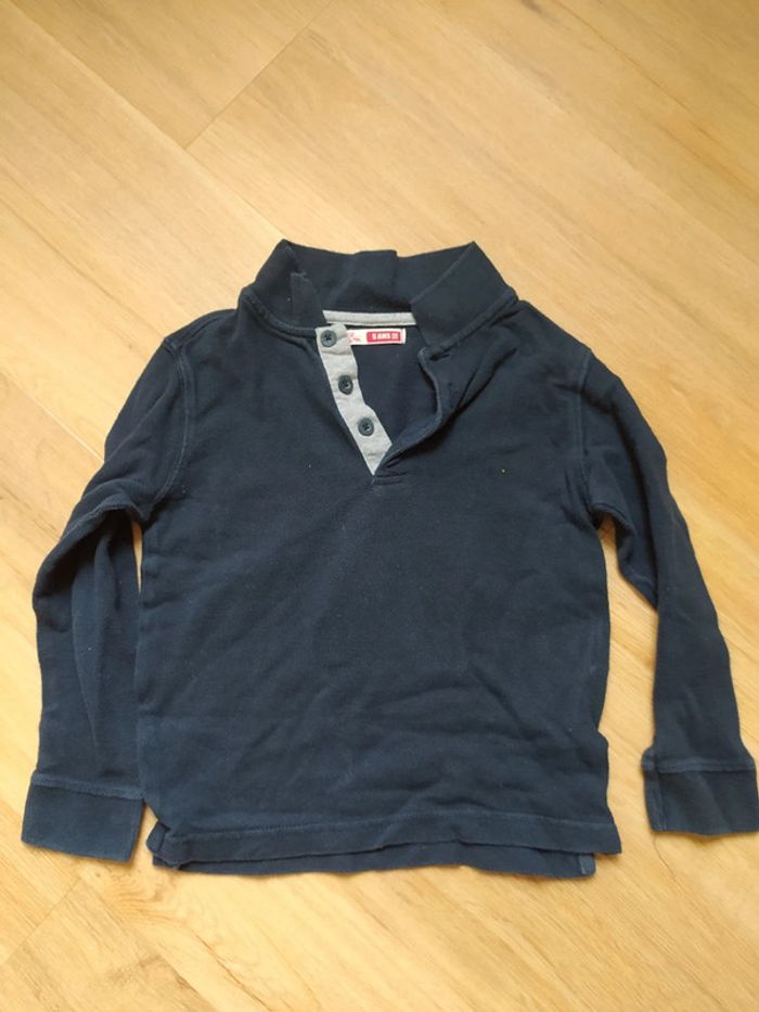 T-shirt manches longues DPAM Gris 5 ans - photo numéro 2