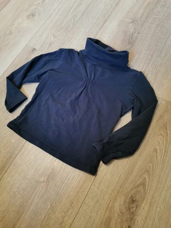 Tee shirt manche longue col roulé