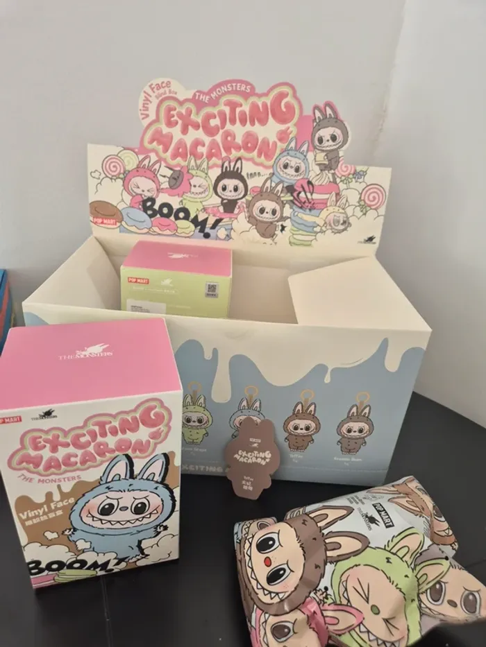 Pop mart labubu macaron Toffee - photo numéro 3