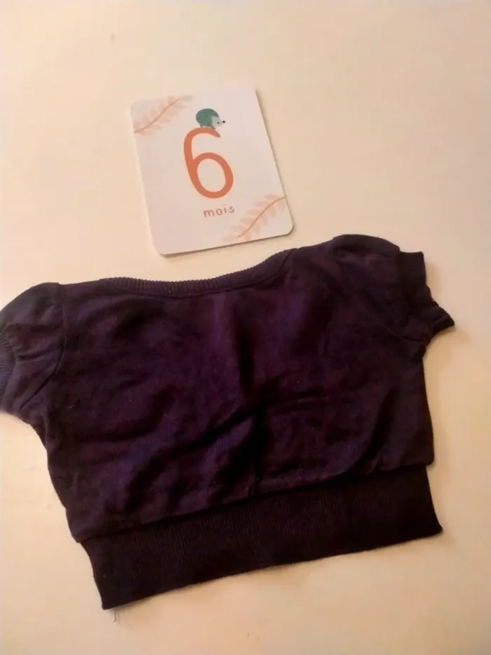 Brassière court cache-cœur bébé Baby Club Taille 6 mois - photo numéro 4