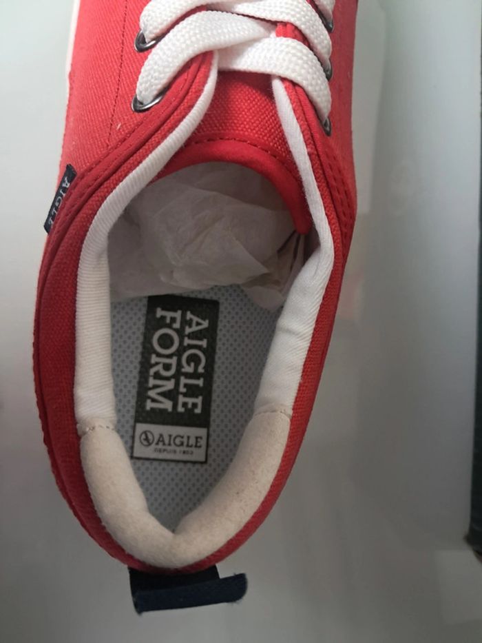 Aigle chaussures basket en toile P.36 neuves - photo numéro 10