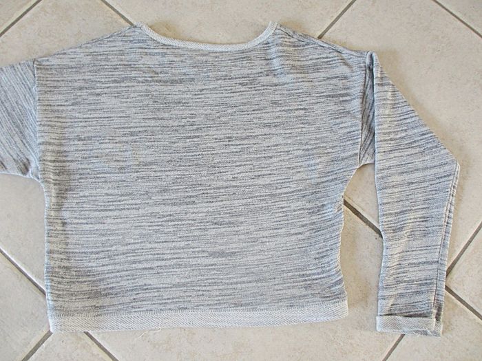 Sweat gris chiné avec motif paon fille Orchestra - 10 ans - photo numéro 7