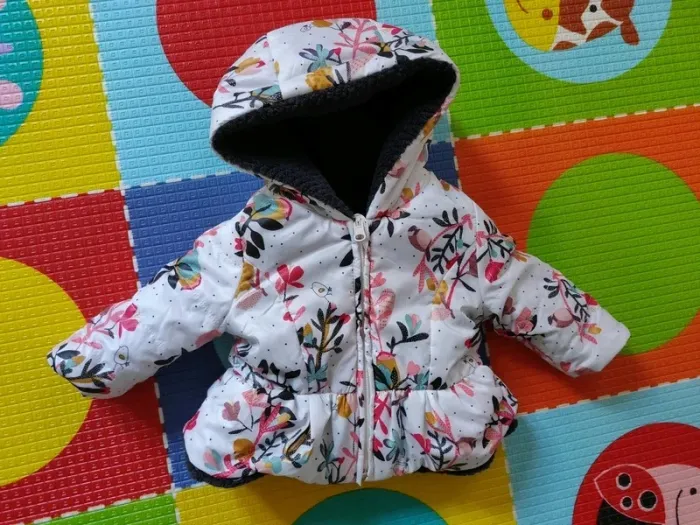 Manteau réversible Catimini 6 mois - photo numéro 2