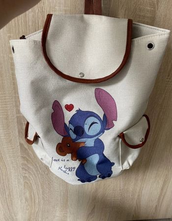 Sac à dos stitch beige tendance sac à main Lilo beige cadeau