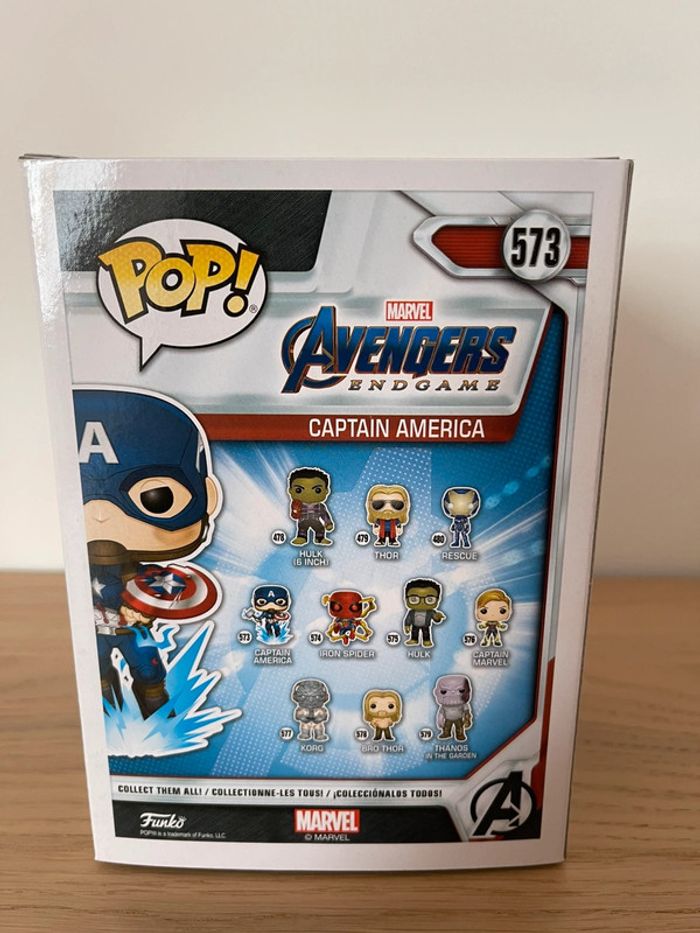 Captain America 573 Funko Pop - photo numéro 3