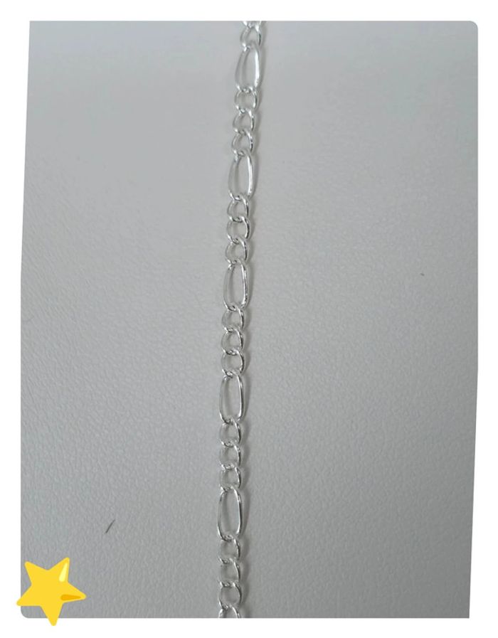 Collier maille figaro 2mm 60cm - photo numéro 3