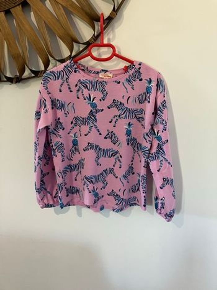 Haut manches longues rose fille 8 ans DPAM