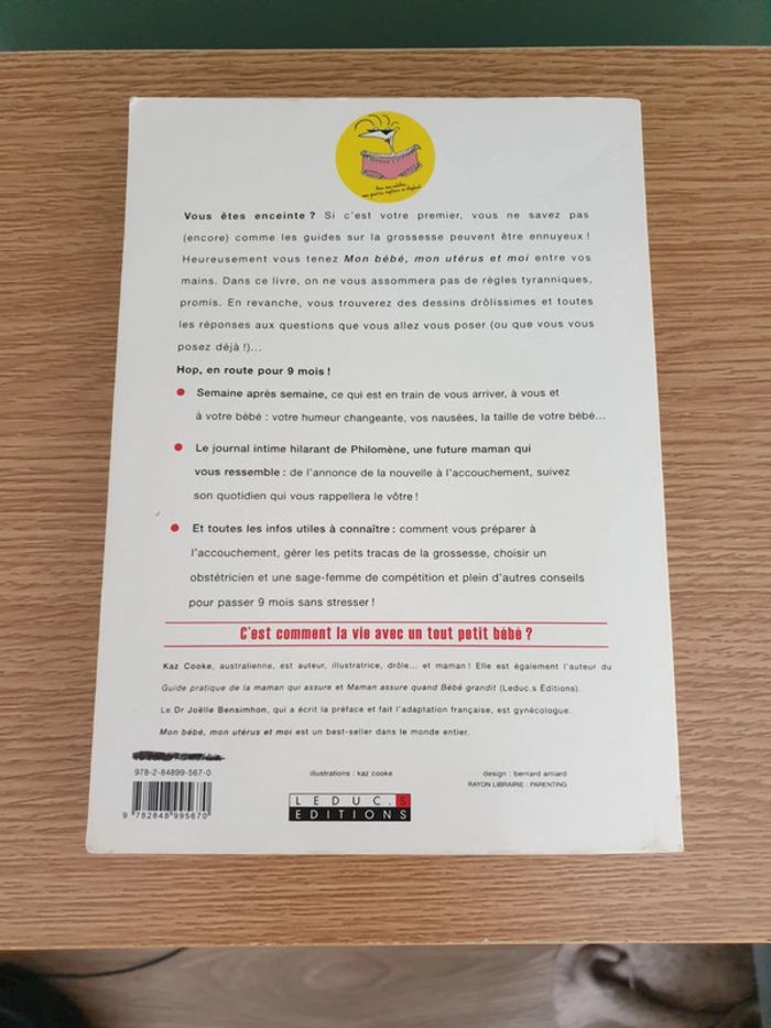Livre mon bébé, mon  utérus et moi - photo numéro 2