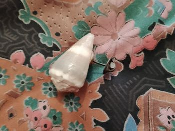 pin s en coquillage vintage années 80.