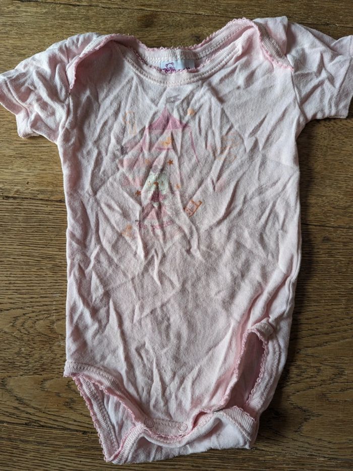 Lot 3 bodies manches courtes kitchoun / pommettes 9 mois - photo numéro 5