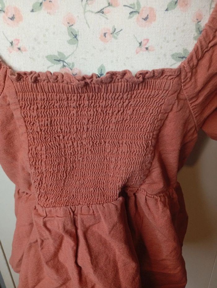 Jolie blouse 88% Coton et 12% Lin taille 40 - photo numéro 4