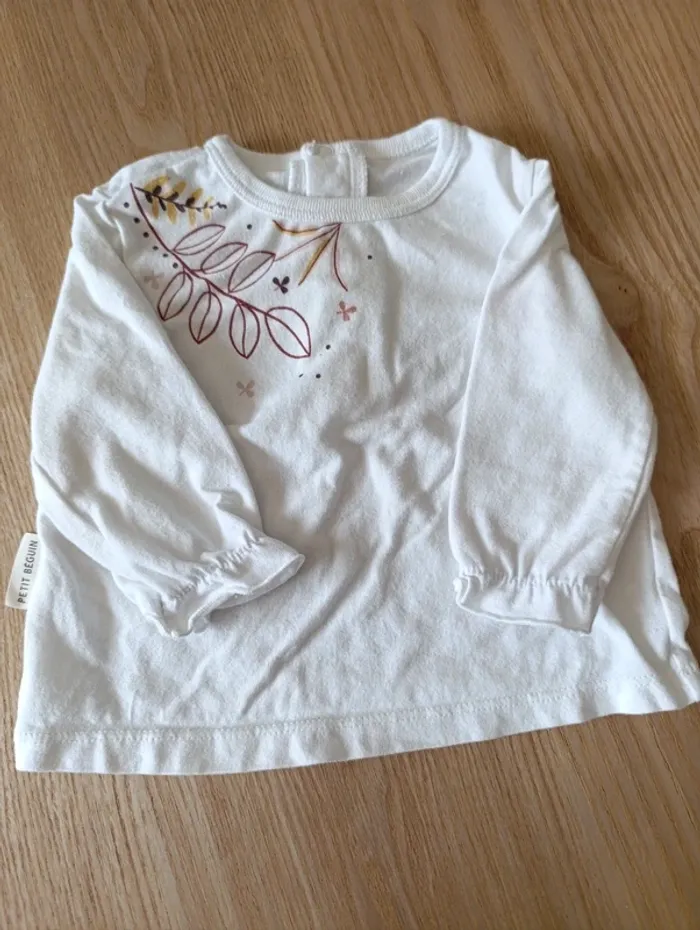 T-shirt fille taille 3 mois