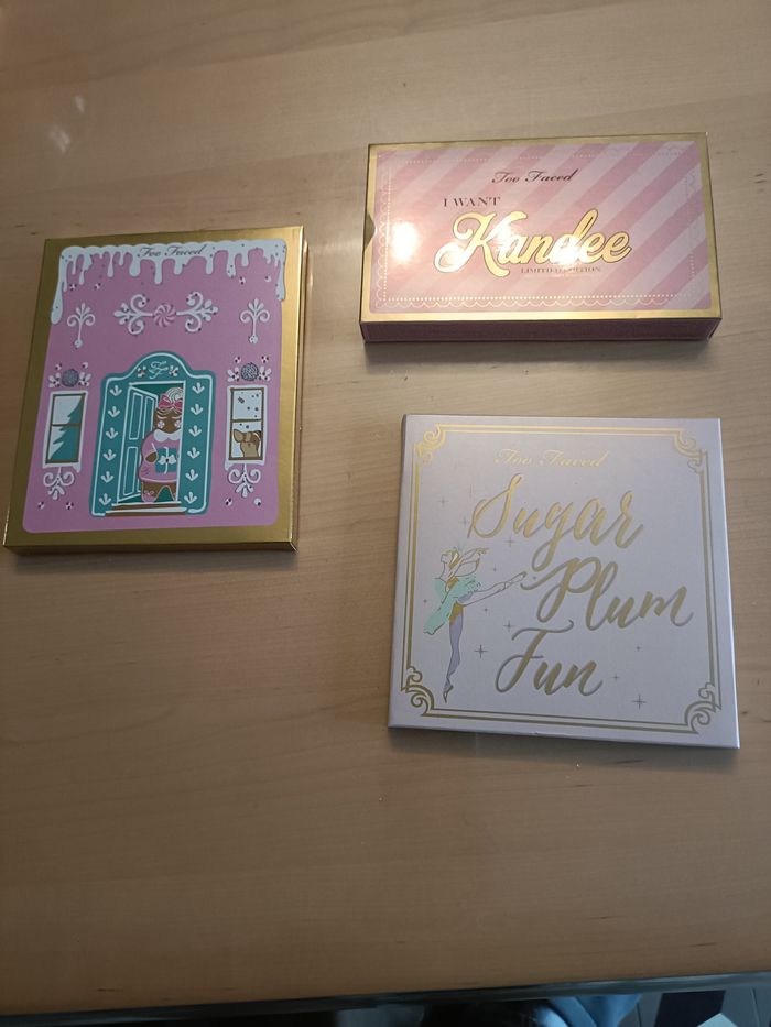 LOT DE 3 PALETTES TOO FACED NEUVES