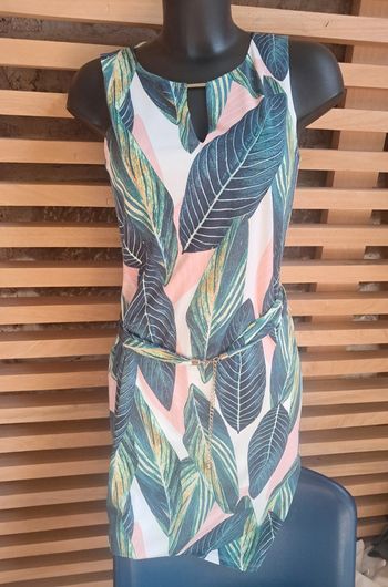 K Design robe été coloré avec ceinture T.38 neuve