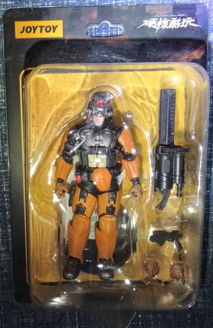 Figurine articulée joy toy soldat 21 série build your army accessoires 12cm - photo numéro 2