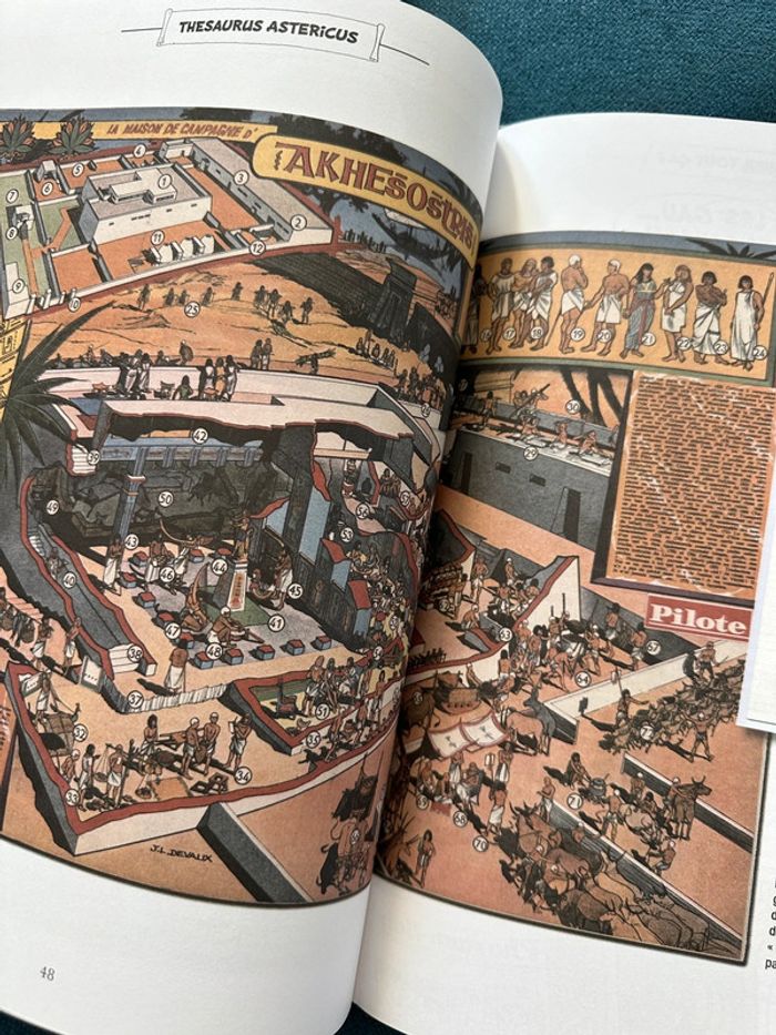 Livre bd album Astérix et Cléopatre la collection officielle documents inédits des auteurs - photo numéro 7