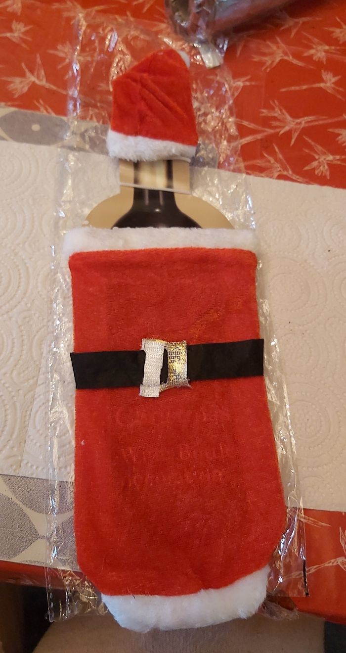 Housse bouteille Noël - photo numéro 4