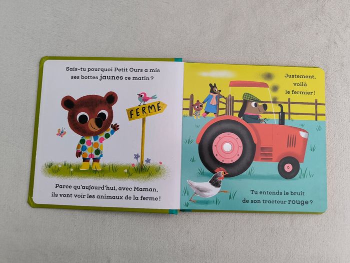 Livre sonore Petit Ours à la ferme Gallimard - photo numéro 4