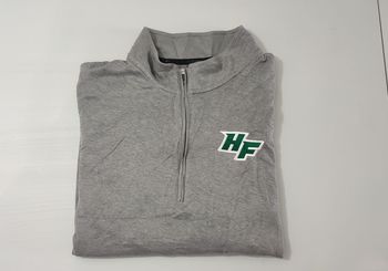 Vêtement Homme Sweat zippé 1/4 Haut de sport gris Adidas taille XL #Retrostreet