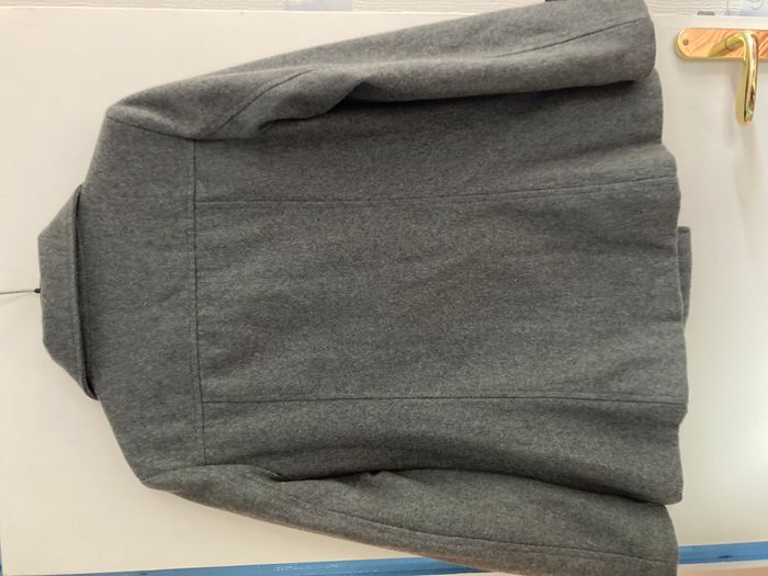 Manteau gris laine - photo numéro 4