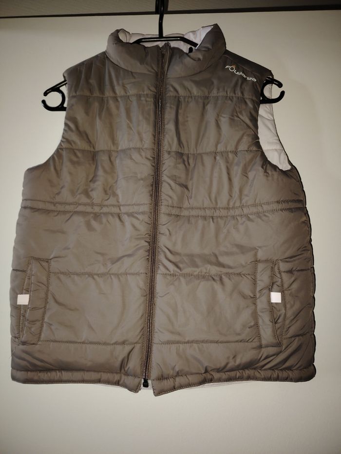 Veste équitation sans manches fouganza taille 12 ans